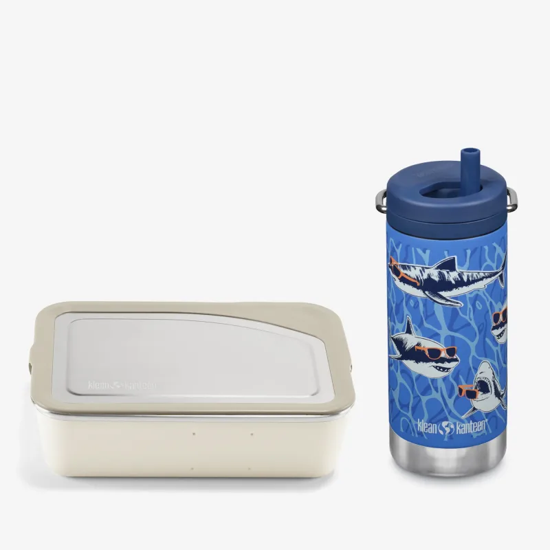 Kid's Lunch Box and Water Bottle Set