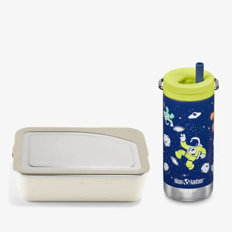 Kid's Lunch Box and Water Bottle Set