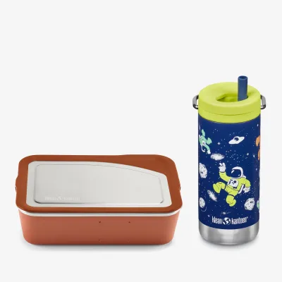 Kid's Lunch Box and Water Bottle Set